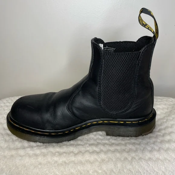 Dr. Martens Black Leather Chelsea Boots - Picture 6 of 8